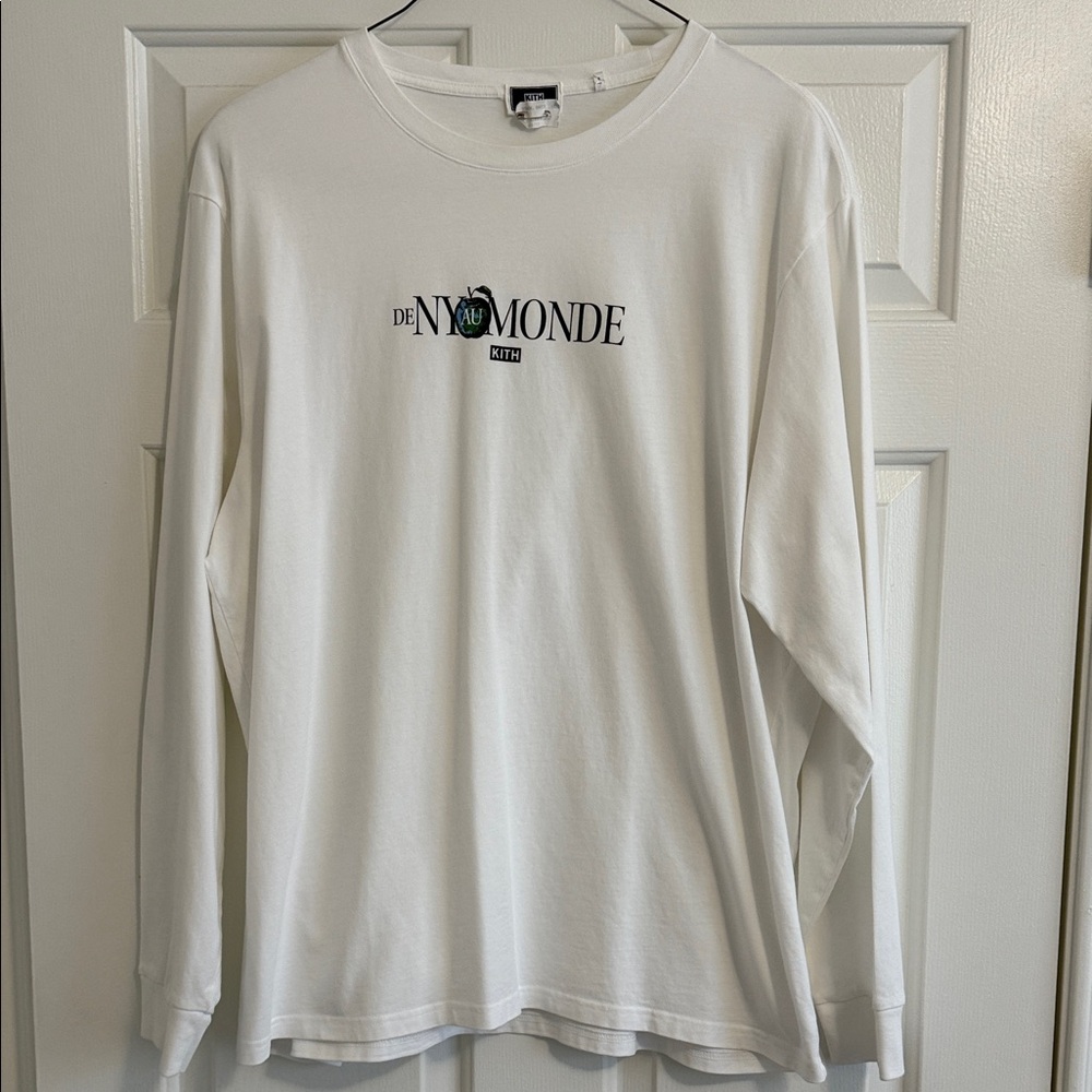 KITH NY DE MONDE LONG SLEEVE TEE XXL